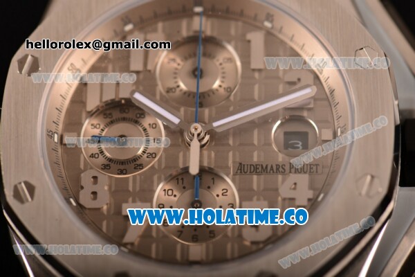 Audemars Piguet Royal Oak Offshore Clone AP Calibre 3126 Automatic Steel Case with Grey Dial and Arabic Numeral Markers (EF) - Click Image to Close